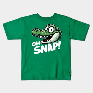 Oh Snap Cartoon Croc Kids T-Shirt